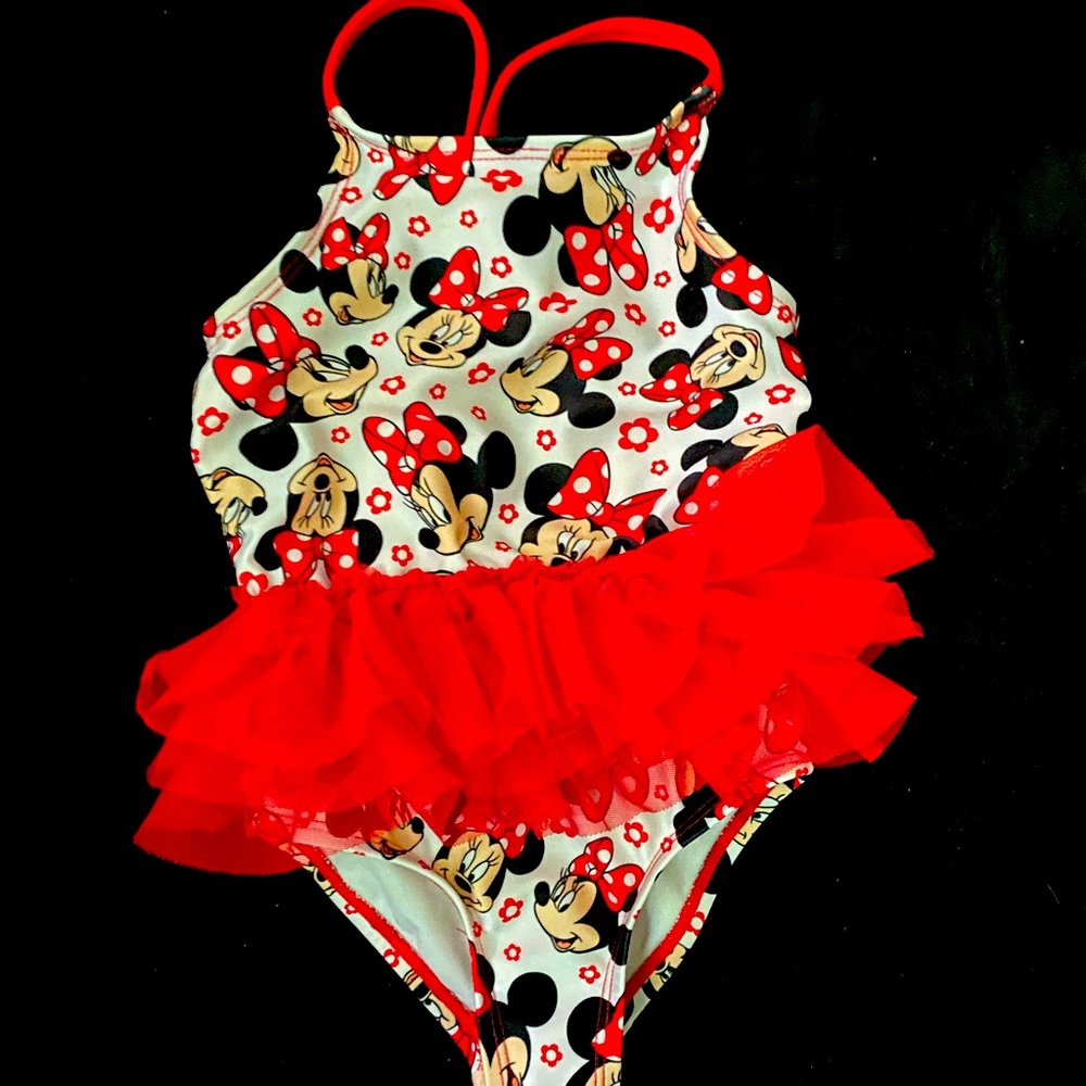 Minnie Mouse one piece bathing suit